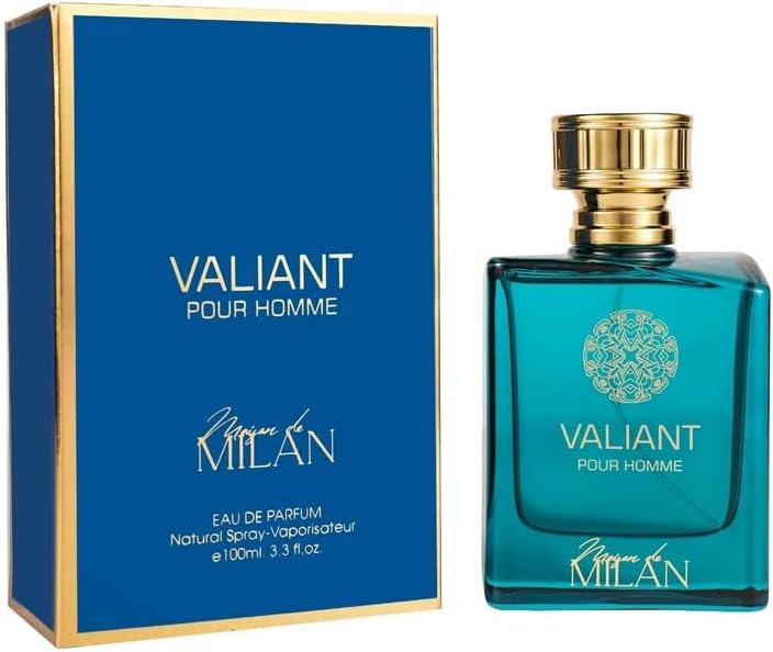 Valiant Pour Homme by Milan, Eau de Parfum, 100ml, Natural Spray